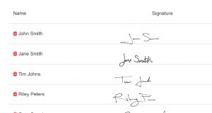 Attendance tracking feature in BIS Safety Software, demonstrating how the software manages and monitors attendance.