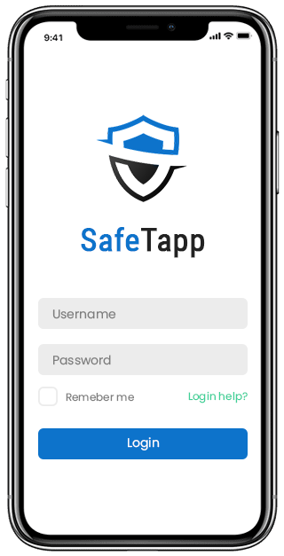 SafeTapp smartphone app for BIStrainer