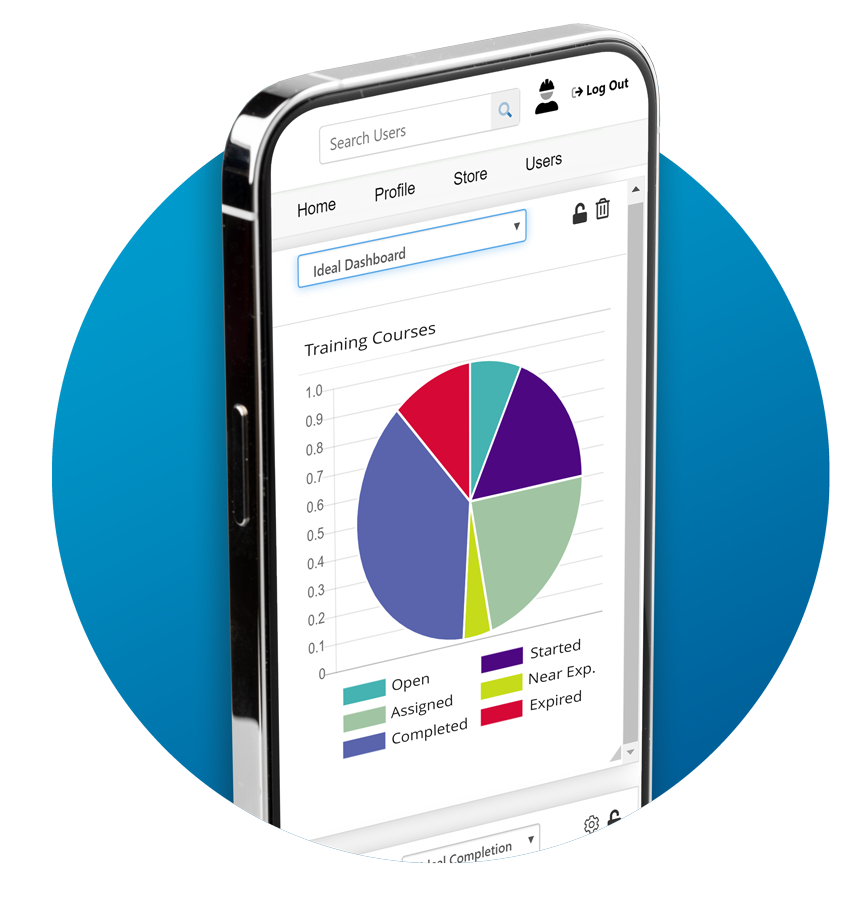 BIStrainer Reporting on a smartphone