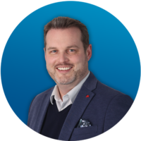 Profile image of Scott McLeod, a team member at BIS Safety Software, with a blue circular background